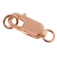 thumbnail image 1 of Cierres De Pinza De Langosta 925 Con Lazo Para Llavero, Joyería, Búsqueda De Oro Rosa, 1 of 5