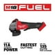 thumbnail image 4 of Esmeril Angular Inalámbrico Milwaukee Fuel M18 2880-20, 4 of 5