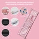 thumbnail image 3 of Combo de teclado y ratón para juegos LexoneLEC Pink Retro Style, 3 of 9