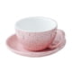 thumbnail image 2 of Taza De Café De Cerámica De 300 Ml Con Platillo Para Café Capuchino, Color Rosa, 2 of 5