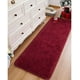 thumbnail image 3 of Alfombra peluda pasillera liviana 70x150 ultra suave BURDEO, 3 of 3