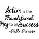 thumbnail image 1 of Decomural Action Is The Key Inspirational WS-41517, 1 of 2