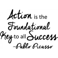 Rienda Libre Graphics - Decomural Action Is The Key Inspirational Ws-41517