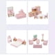 thumbnail image 3 of Set 22 Muebles De Madera Para Casa De Munecas Rosado, 3 of 3
