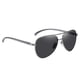 thumbnail image 4 of Gafas de sol Polaroid Vintage con revestimiento impermeable UV400 para hombre con estuche para conducir, 4 of 8