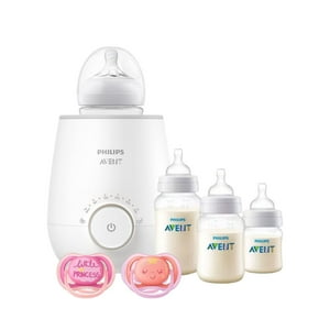 Avent - Pack Calentador Eléctrico -3 Mamaderas- Chupetes 6-18M