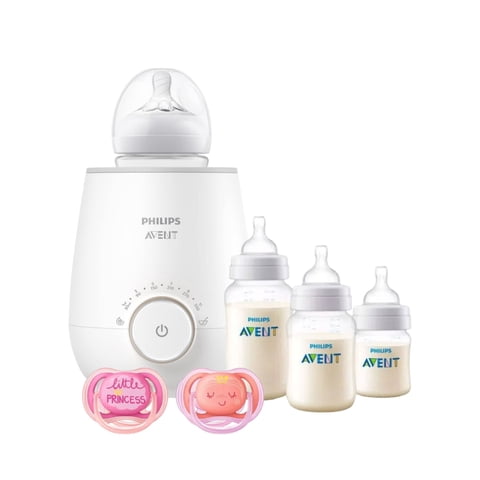 Avent - Pack Calentador Eléctrico -3 Mamaderas- Chupetes 6-18M