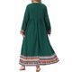 thumbnail image 3 of Vestido Maxi Boho de Talla Grande para Mujer con Borlas Metálicas, 3 of 6