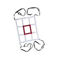 Magideal - Red De Entrenamiento De Béisbol, Objetivo De Lanzamiento, Práctica Resistente Para Bateo, Bateo, Recepción, Red De Sóftbol Portátil, Objetivo De Zona 9 Hoyos