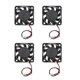 thumbnail image 5 of 4pieces 12v 2pin 40mm mini 4cm ventilador silencioso ventilador de la computadora ventilador de refrigeración pc, 5 of 5