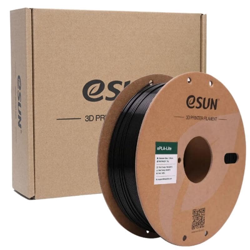Esun - Filamento 3D Pla Negro Bobina Reciclable 1Kg | Filamentos