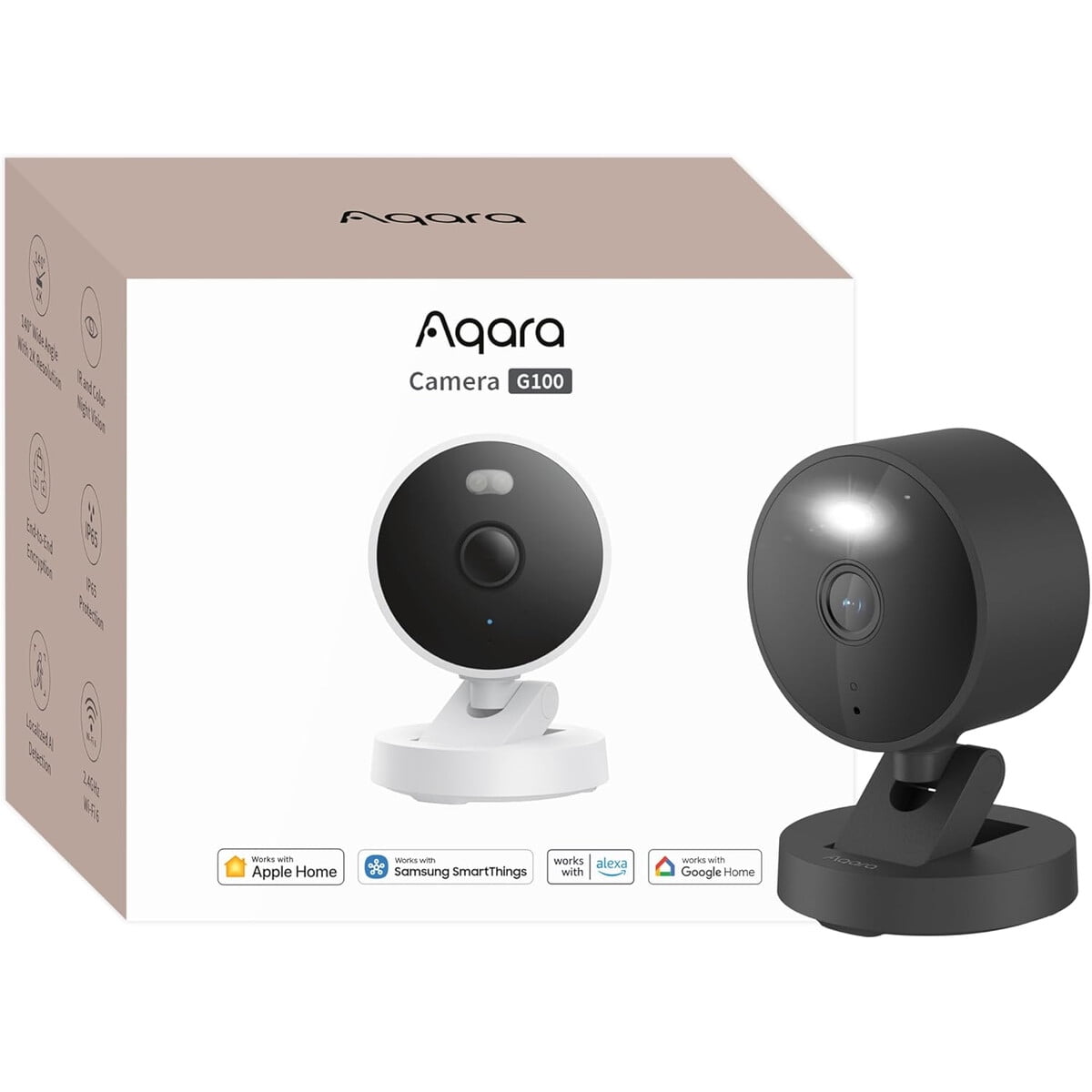Camara Seguridad Aqara G100 2k Ip65 Wifi Interior Exterior