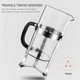 thumbnail image 3 of Cafetera de prensa francesa QUQIYSO 1L 304 de acero inoxidable, 3 of 6