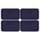 thumbnail image 1 of Tapa para Recipiente Pyrex (paquete de 4) azul – Hecho en EE. UU., 1 of 2