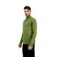 thumbnail image 2 of Polera Quebec Half-Zip Verde Oliva Hombre, 2 of 5