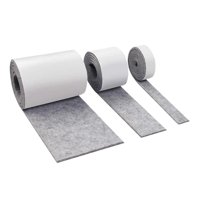 Magideal - Tirares De Fieltro Autoadhesivas Cintas De Fieltro Autoadhesivas Gruesas Tirares De Barra De Tablón De Anuncios De Fieltro, Tirarere De Fieltro De Poliéster - Gris Claro