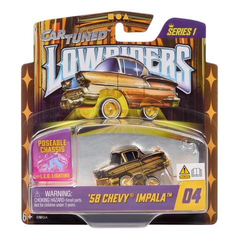 Coche Fundido A Presión Mga Entertainment Cartuned Lowrider 1958 Chevy Impala