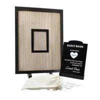 Bothyi - Libro De Invitados De Boda, Caja De Madera Acrílica Para Baby Shower, Ceremonia De Cumpleaños