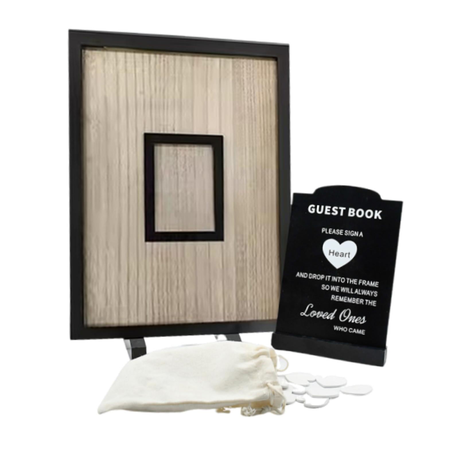 Bothyi - Libro De Invitados De Boda, Caja De Madera Acrílica Para Baby Shower, Ceremonia De Cumpleaños