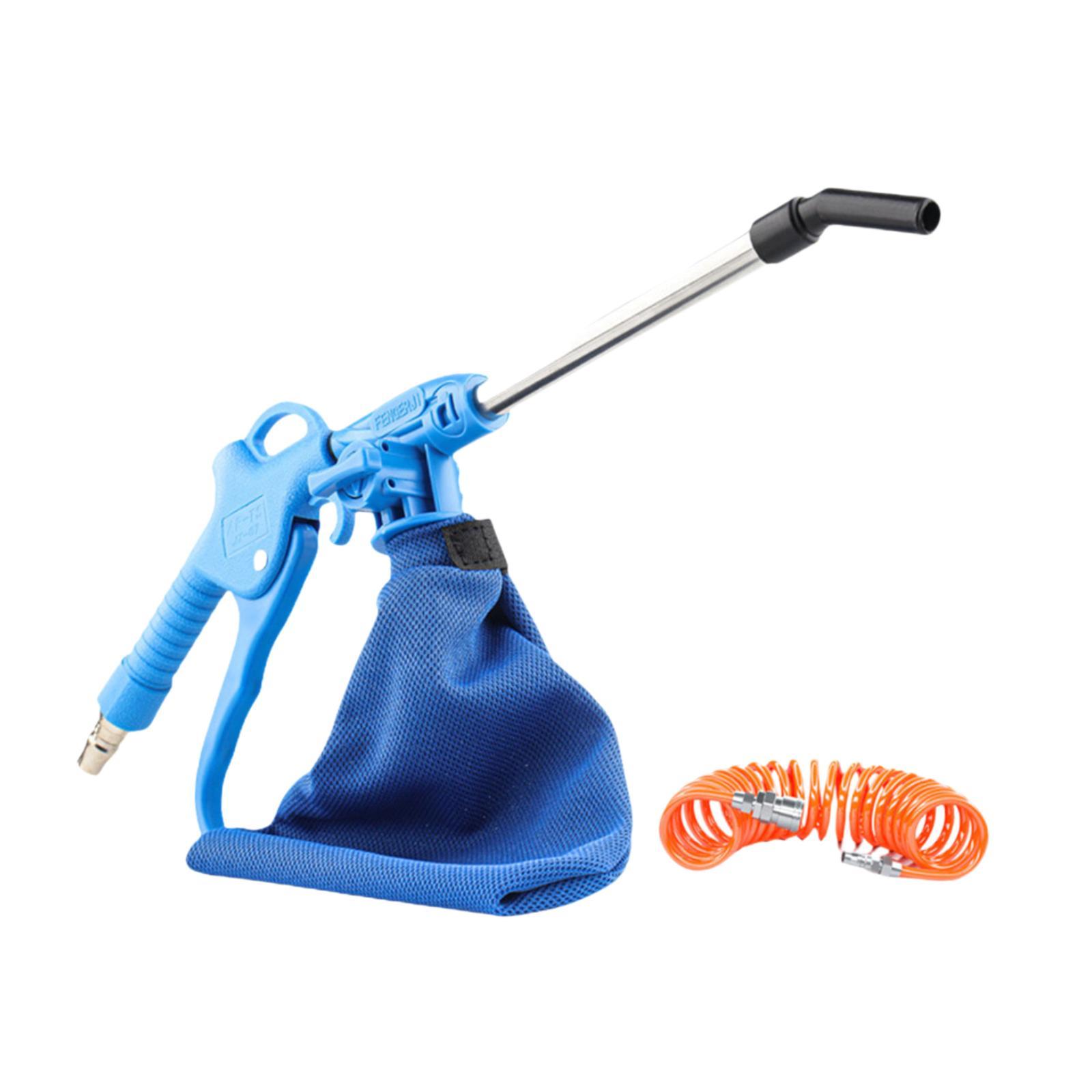 Magideal - Herramienta Neumática De Aspiración Y Soplado De Aire Boquilla De Succión Eliminación De Polvo De Computadora Limpieza Automática Compresor De Aire So Con Manguera Enrollada