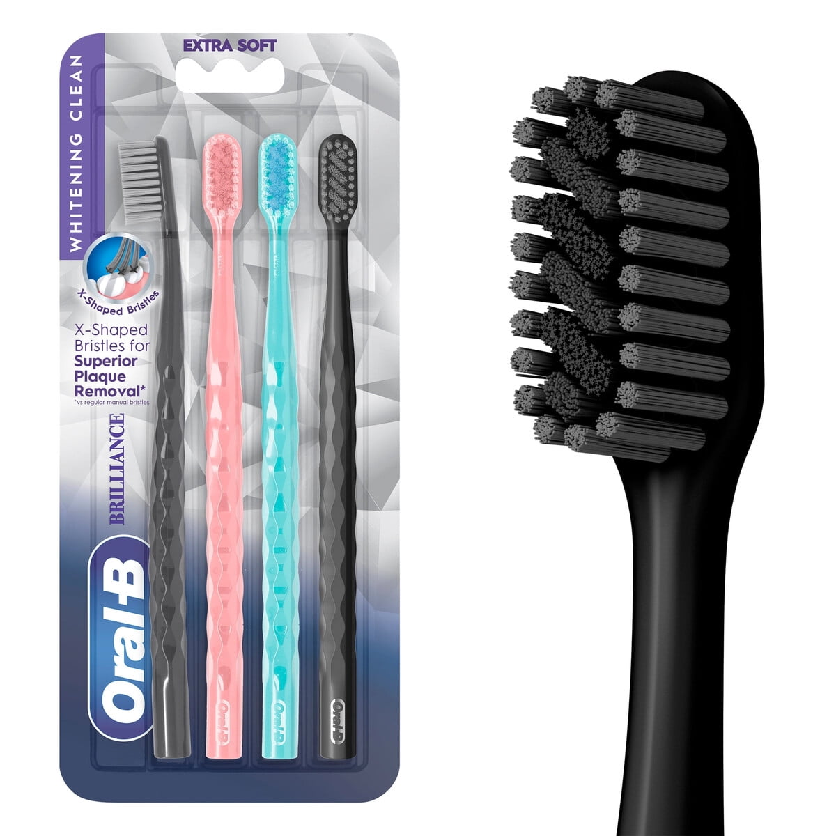 Cepillo Dental Oral-b Pro Whitening Brilliance Extra Suave 4un