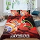 thumbnail image 2 of Samurai Jack Conjunto de sábanas temático, trío de piezas, cómodo y amigable con la piel, diseño único, regalo de decoración para el hogar para familiares, amigos y fans,173cm *218cm, 2 of 6