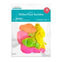 Set 12 Globos Flúor Surtidos  Way To Celebrate