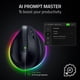 thumbnail image 3 of Mouse inalámbrico vertical Razer Pro Click V2 con 6 botones y RGB, 3 of 9