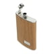 thumbnail image 4 of Petaca De Bolsillo Con Bolsillo Para Alcohol Y Licor De Whisky De Acero Inoxidable De 9 Oz, 4 of 5