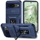 thumbnail image 1 of Funda Armada para Google Pixel 8 con Tapa Deslizante y Soporte Magnético Giratorio Azul, 1 of 5
