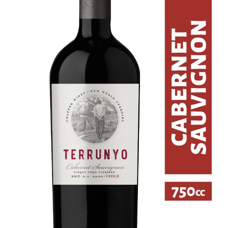 Vino Tinto Terrunyo Cabernet Sauvignon Botella