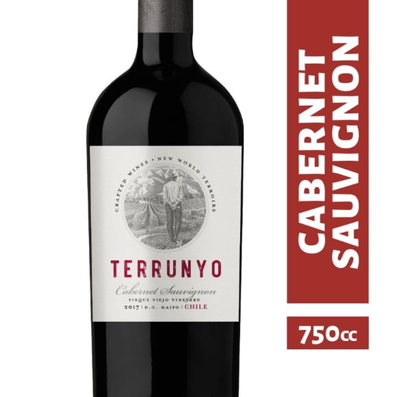 Vino Tinto Terrunyo Cabernet Sauvignon Botella, 750 ml