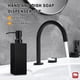 thumbnail image 5 of Dispensador De Jabón Gmisun De Vidrio Negro De 350 Ml Con Bomba De Acero Inoxidable, 5 of 7