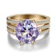 thumbnail image 1 of Anillos de Boda de Moissanita 5Uds Color D VVS1 Anillos de Compromiso de Diamante de Plata Esterlina S925 Anillos de Moissanita Azul/morado/rosa para Mujer con Certificado, 1 of 9