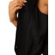 thumbnail image 5 of Chaleco sin mangas de botón y cuello en V para mujer Inspire Chic, verano, corto, negro, 5 of 6