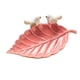 thumbnail image 5 of Pendientes En Forma De Hoja De Porcelana, Bandeja De Joyería, Plato De Aperitivos Para Regalo De Inauguración De La Casa, Color Rosa, 5 of 5