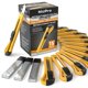 thumbnail image 1 of Paquete de 15 cuchillos utilitarios Nicpro con 30 cuchillas adicionales de 18 mm, 1 of 6