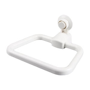 Bothyi - Soporte Para Toallas, Toallero, Ventosa, Anillos Para Toallas, Para Cocina, Lavadero, Blanco