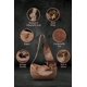thumbnail image 5 of Mochila portabebés para perros NOAH & PAW, ajustable, de piel vegana, 2,2 a 8 kg, 5 of 9