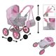 thumbnail image 2 of Doll Pram 509 Crew Amanda, algodón de azúcar, rosa, con bolso para niños, 3 años o más, 2 of 6