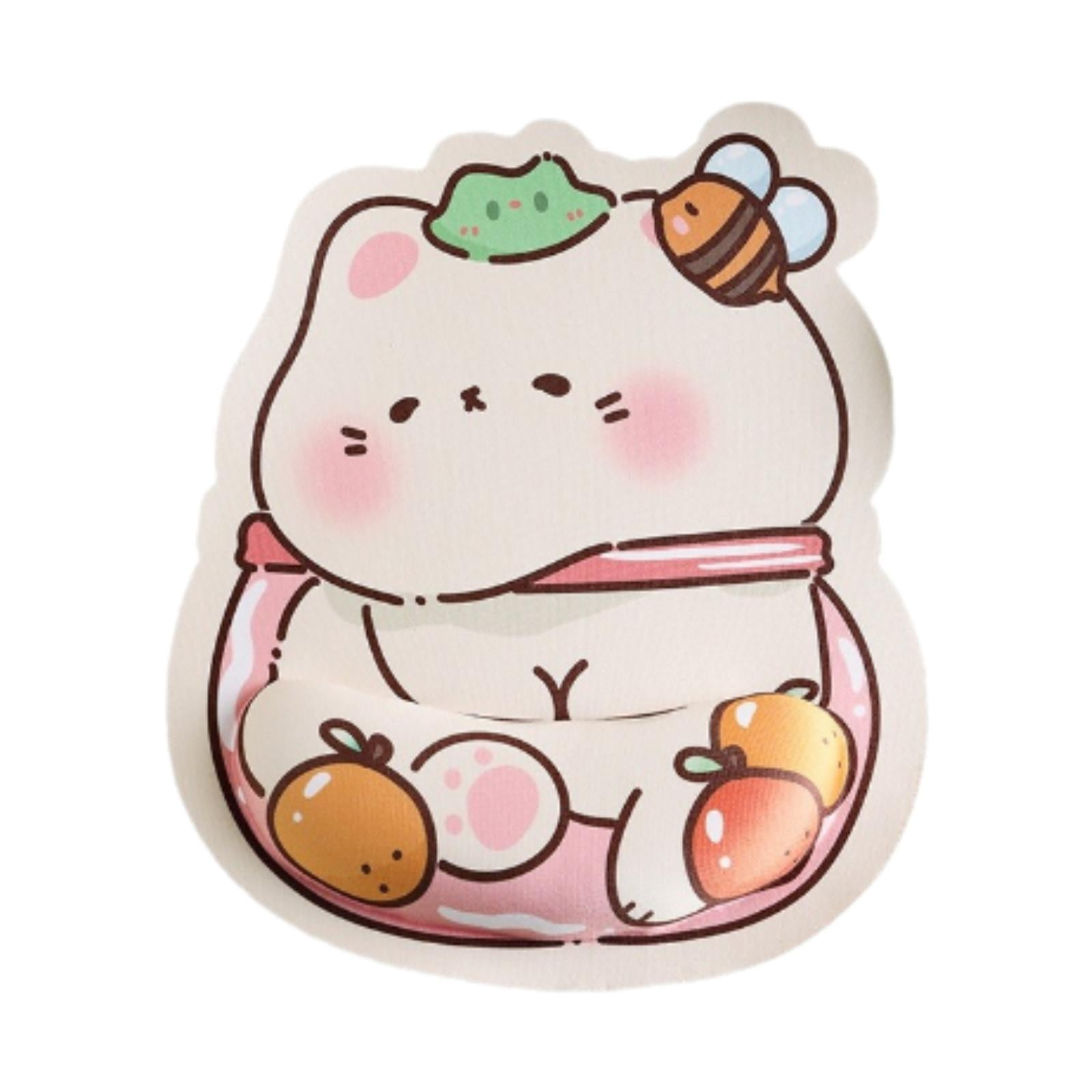 Bothyi - Bonita Alfombrilla De Ratón Ligera Con Reposamuñecas Para Oficina, Juegos Y Portátiles