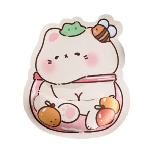 Bothyi - Bonita Alfombrilla De Ratón Ligera Con Reposamuñecas Para Oficina, Juegos Y Portátiles