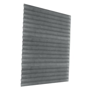 Bothyi - Cortinas Plisadas Opacas Para Ventanas, Transpirables, Para Oscurecer Habitaciones, Montaje Sencillo, Color Gris S