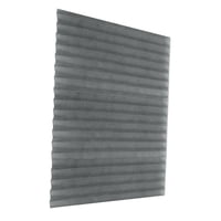 Bothyi - Cortinas Plisadas Opacas Para Ventanas, Transpirables, Para Oscurecer Habitaciones, Montaje Sencillo, Color Gris S