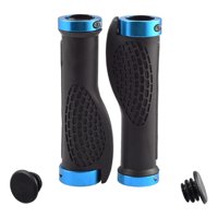 Magideal - Puños De Bicicleta Puños De Mano Para Bicicleta Puños De Manillar De Bicicleta Ergonómicos De Manga Larga De 5 ""Puños De Bicicleta Para Bicicletas De Azul