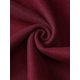 thumbnail image 5 of Abrigo de invierno largo con bolsillos y abertura trasera para mujer de talla grande Agnes Orinda, cuello alto clásico, manga larga, 2X Burdeos, 5 of 6