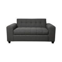 Diseños Valestrini - Sofa Tres Cuerpos Brazo Redondo Lino Gris Oscuro