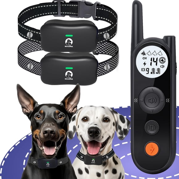 Collar inalámbrico MIMOFPET para vallas para perros, 856 acres, 6000 pies, impermeable