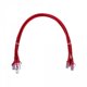 thumbnail image 4 of C6AR-05-4 LINKMADE 4 unidades 0,5 metros Cat6a U/FTP Rojo LSZH Cable Latiguillo Inyectado Múltiple 4x50cm, 4 of 4