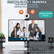 thumbnail image 4 of Camara Para Video Conferencia Webcam Con Luz Pc Streaming 2k Negro, 4 of 9